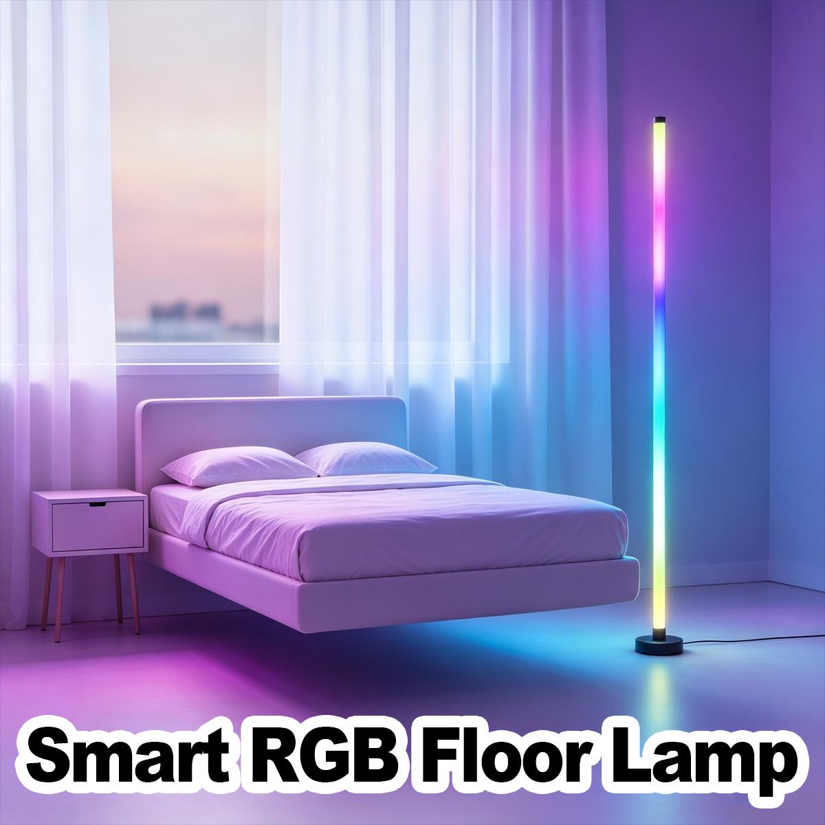 Home Decor Free App - Luminária de Chão RGB Colorida para