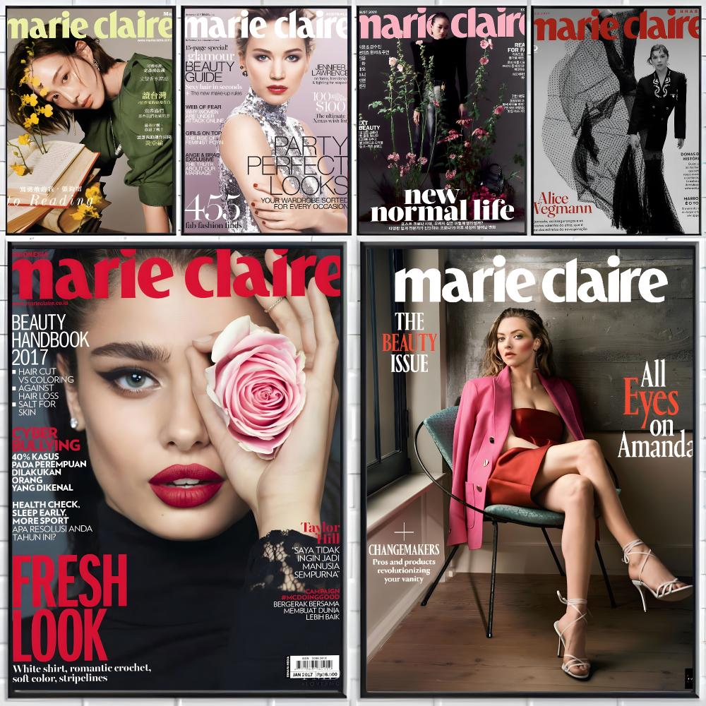 Home Decor Magazine - Pôster elegante da revista Marie Claire,