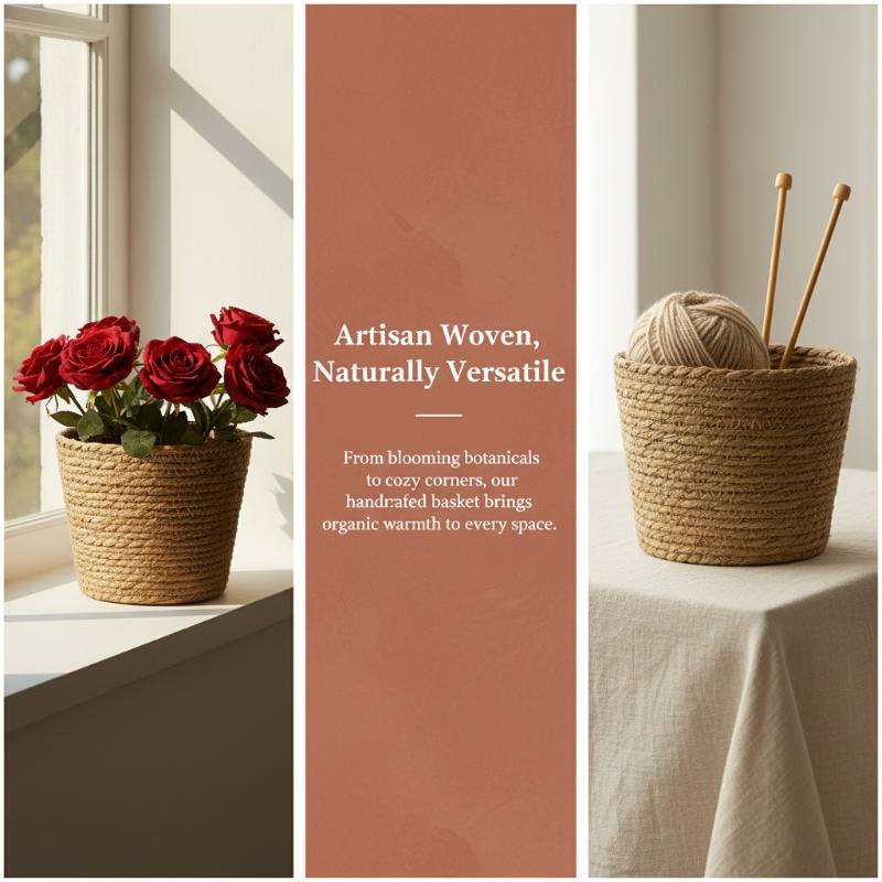 Cesto de Rattan para Plantas,  - Rattan Plant Basket avaliação e preço