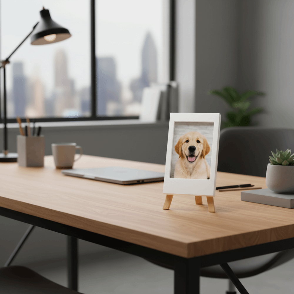 Suporte para Amostras de Plást - Bamboo Photo Frame avaliação e preço