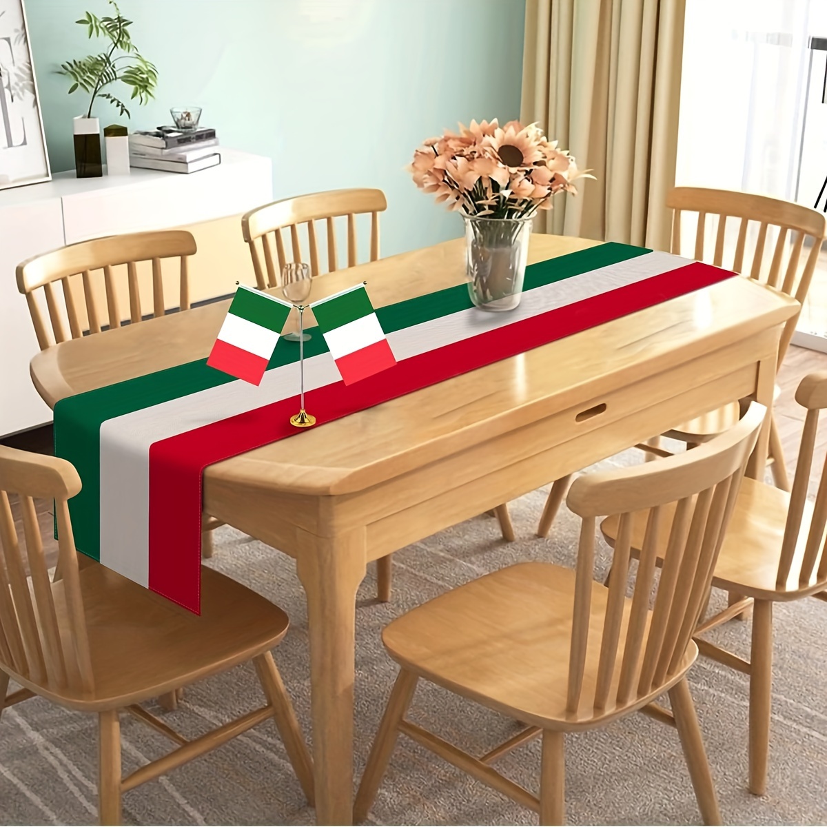 1pc luxuoso italiano inspirado - Linen Table Runner avaliação e preço