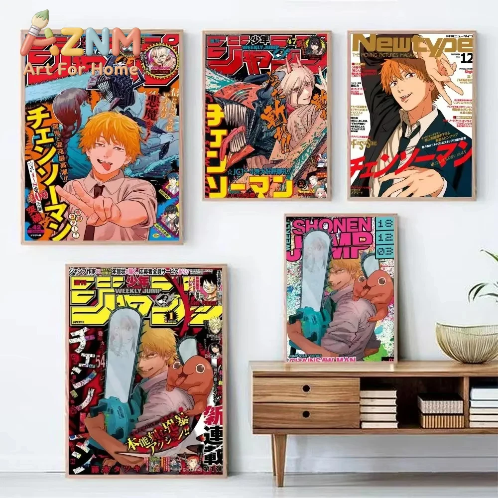 AZNM Chainsaw Man, arte em tel - Home Decor Magazine avaliação e preço