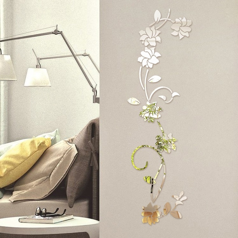 3d diy flor em forma de acríli - Home Decor Y2K avaliação e preço