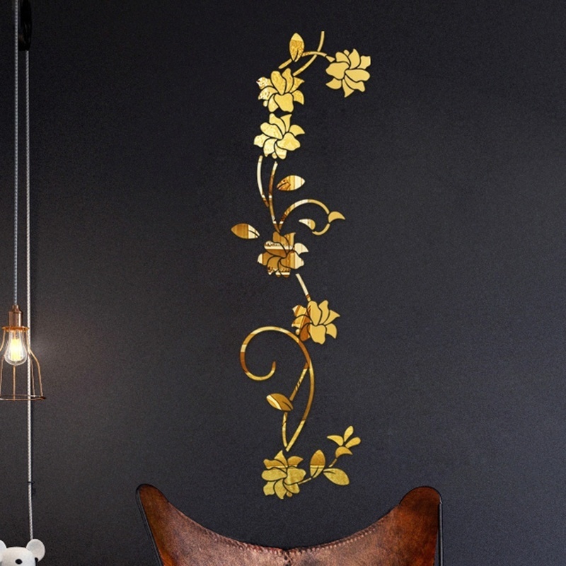 3d diy flor em forma de acríli - Home Decor Y2K avaliação e preço