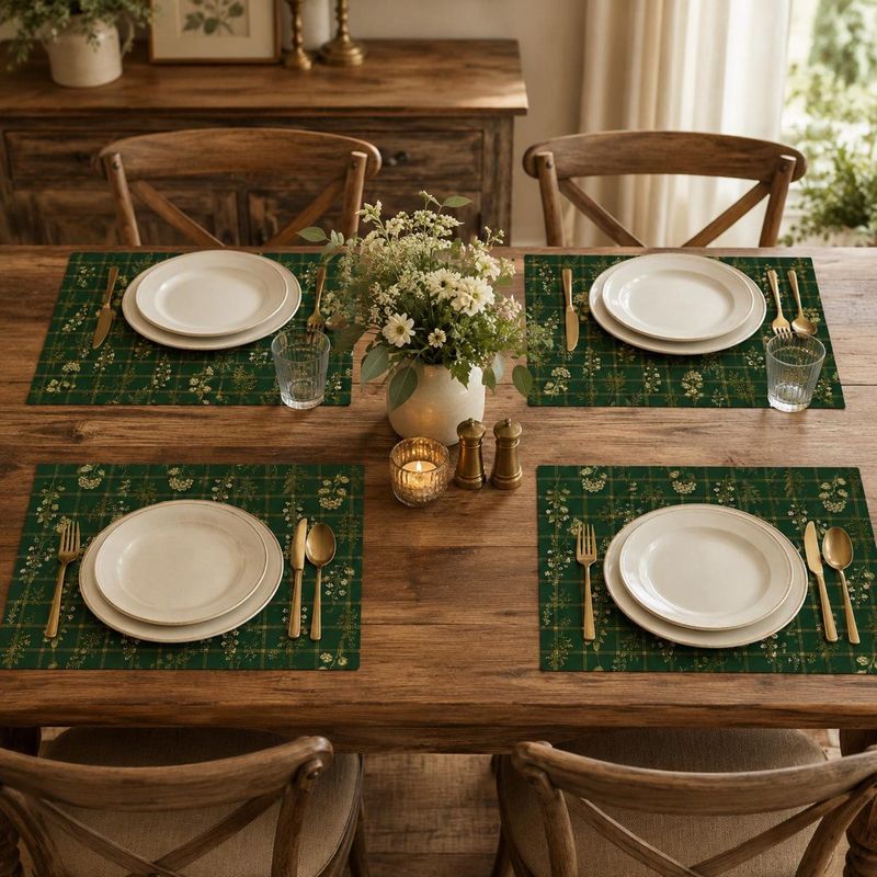 VIKAMA Conjunto de Toalha de M - Linen Table Runner avaliação e preço