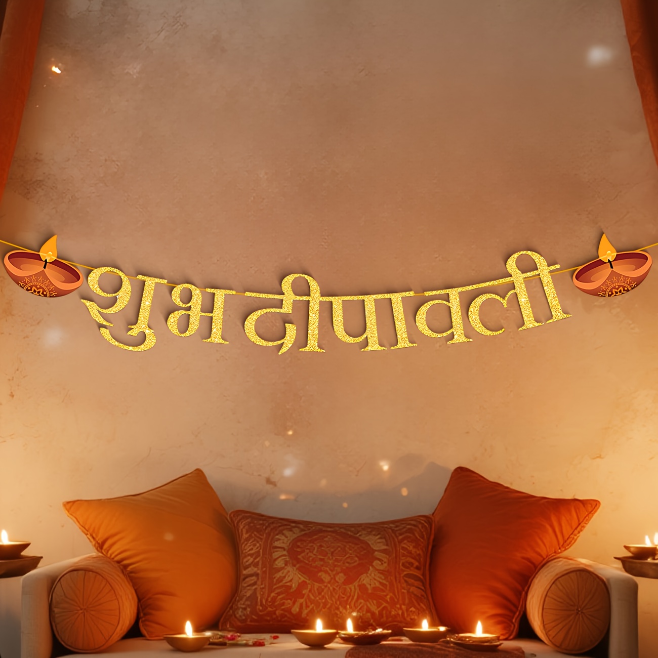 Diwali decorações de festa fel - Home Decor Indonesia avaliação e preço